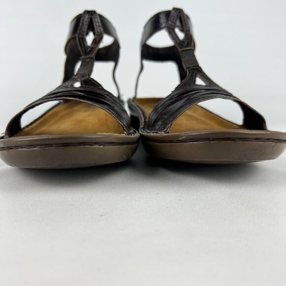 Naot Womens Cymbal Gladiator Sandal Brown Leather Strappy Comfort size 10 - Picture 5 of 14